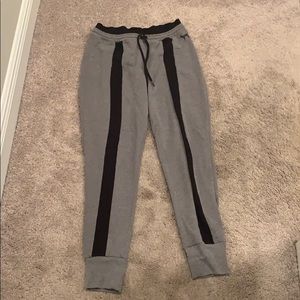 VS Pink Sz Small Gray & Black Joggers